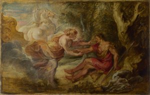 Aurora rövar bort Kefalos av Peter Paul Rubens