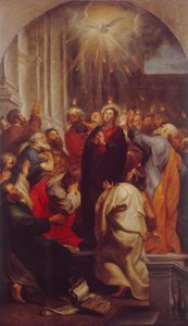 Den helige Andes utgjutelse av Peter Paul Rubens
