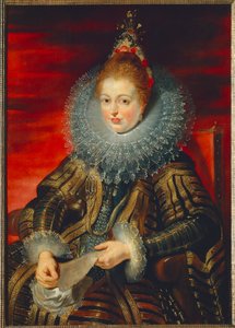 Österrike, Wien, Porträtt av Infanta Isabella Clara Eugenia av Habsburg (1566 - 1633) av Peter Paul Rubens