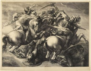Slaget vid Anghiari av Peter Paul Rubens