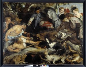 Galtjakt av Peter Paul Rubens