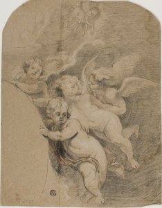 Keruber och putti av Peter Paul Rubens
