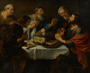 Kristus i Emmaus av Peter Paul Rubens