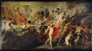 Gudarnas råd om de spanska äktenskapen av Peter Paul Rubens