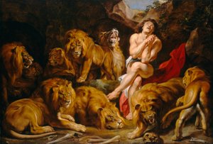 Daniel i lejongropen av Peter Paul Rubens