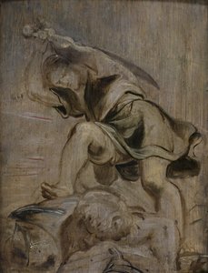David dödar Goliat, 1620 av Peter Paul Rubens
