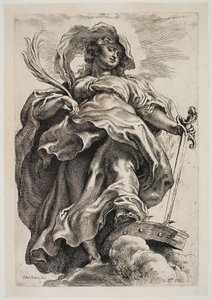 Den heliga Katarina av Alexandria av Peter Paul Rubens
