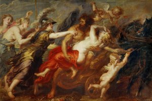 Våldtäkten av Proserpin av Peter Paul Rubens