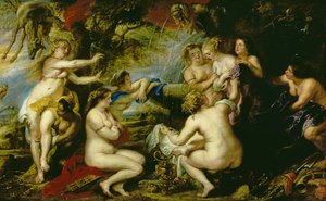 Diana och Callisto, ca 1638-40 (olja på duk) av Peter Paul Rubens