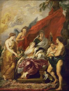 Ludvig XIII:s födelse av Peter Paul Rubens