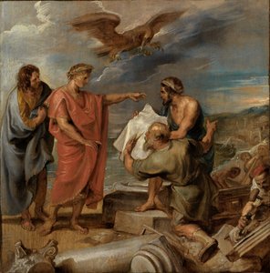 Grundandet av Konstantinopel av Peter Paul Rubens