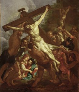 Korset upprättas av Peter Paul Rubens