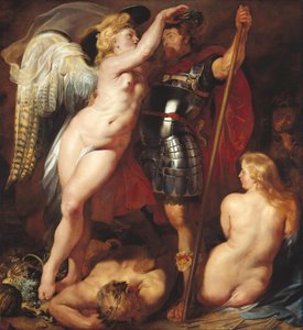 Dygdens hjältes kröning av Peter Paul Rubens