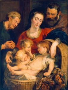 Den heliga familjen av Peter Paul Rubens