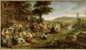 Flamländsk mässa av Peter Paul Rubens