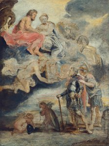Henrik IV tar emot porträttet av Maria de