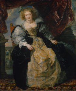 Helena Fourment i sin brudklänning av Peter Paul Rubens