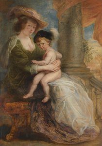 Helene Fourment med sin förstfödde son Frans av Peter Paul Rubens