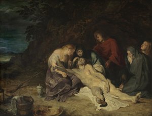 Klagoång över den döde Kristus med Johannes och de heliga kvinnorna av Peter Paul Rubens