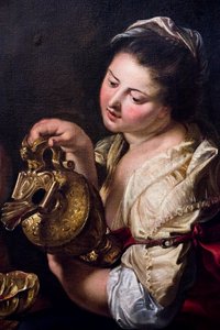 Lot och hans döttrar, ca 1610 (Olja på duk) av Peter Paul Rubens