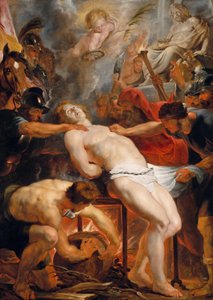 Sankt Laurentius martyrium av Peter Paul Rubens
