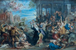 Barnamorden i Betlehem av Peter Paul Rubens