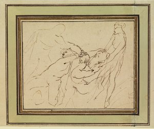 Meleager dödar sina farbröder Plexippus och Toxeus av Peter Paul Rubens