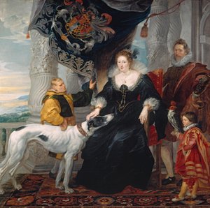 Porträtt av Aletheia Talbot, grevinna av Arundel av Peter Paul Rubens