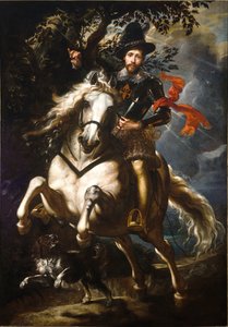 Porträtt av Giò Carlo Doria till häst av Peter Paul Rubens