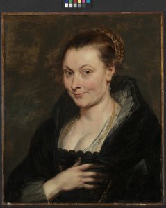 Porträtt av Isabella Brant, ca 1620-25 av Peter Paul Rubens