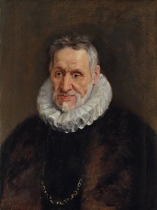 Porträtt av en skäggig man av Peter Paul Rubens