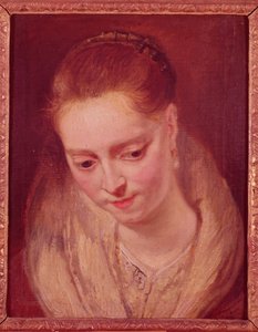 Porträtt antas vara Helene Fourment (1614-73)