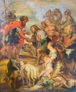 Försoning mellan Esau och Jakob av Peter Paul Rubens