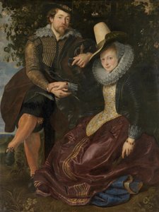 Rubens och Isabella Brant i kaprifolbersån av Peter Paul Rubens
