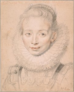 Rubens dotter Clara Serena (så kallad Maid of Honor of Infanta Isabella) c. 1623 av Peter Paul Rubens