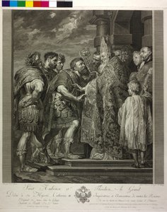 Sankt Ambrosius av Milano av Peter Paul Rubens