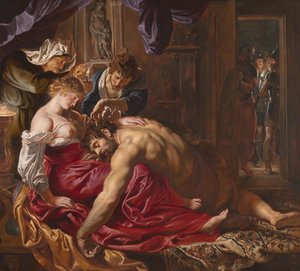 Samson och Delila av Peter Paul Rubens