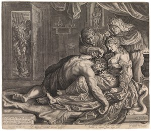 Simson och Delila av Peter Paul Rubens