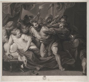 Simson tas till fånga av Peter Paul Rubens