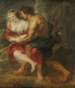 Herdesscen (Silvia och Coridon) av Peter Paul Rubens
