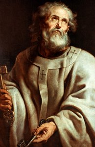 St Peter, ca 1611 (olja på duk) av Peter Paul Rubens