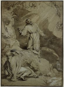 Den helige Franciskus av Assisis stigmatisering av Peter Paul Rubens