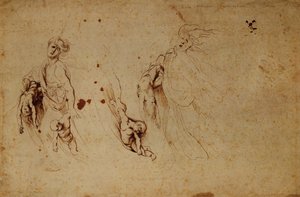 Studie av Medea som dödar sina barn av Peter Paul Rubens
