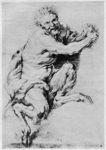 Studie av en Satyr, 1913. av Peter Paul Rubens