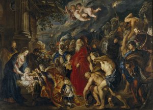 Magiernas tillbedjan, 1610-1620-talet av Peter Paul Rubens