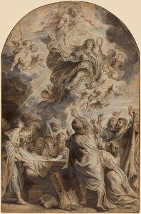 Jungfru Marie himmelsfärd av Peter Paul Rubens