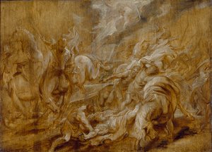 The Conversion of St Paul, c1616-1620 av Peter Paul Rubens
