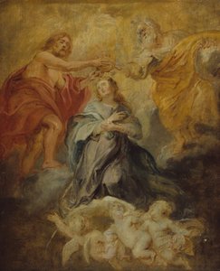 Jungfruns kröning, ca. 1632-33. av Peter Paul Rubens