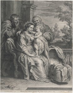 Den heliga familjen med den heliga Anna av Peter Paul Rubens