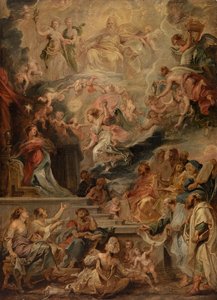 Inkarnationen som uppfyllelse av alla profetior av Peter Paul Rubens